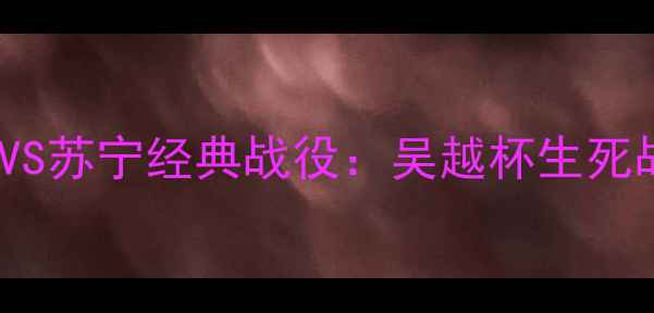 图片 2004上海申花VS苏宁经典战役：吴越杯生死战全纪录！🔥1