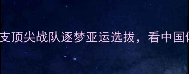 图片 300职业联赛巅峰对决：32支顶尖战队逐梦亚运选拔，看中国体育健儿如何剑指国际舞台