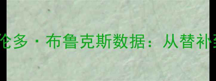 图片 35岁逆袭！NBA球员伦多·布鲁克斯数据：从替补到全明星的成长之路