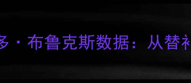 图片 35岁逆袭！NBA球员伦多·布鲁克斯数据：从替补到全明星的成长之路2