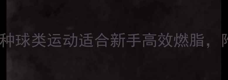 图片 60分钟全场对抗！这5种球类运动适合新手高效燃脂，附入门攻略｜运动推荐