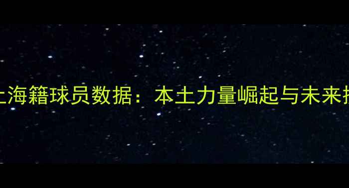 图片 CBA上海籍球员数据：本土力量崛起与未来挑战2