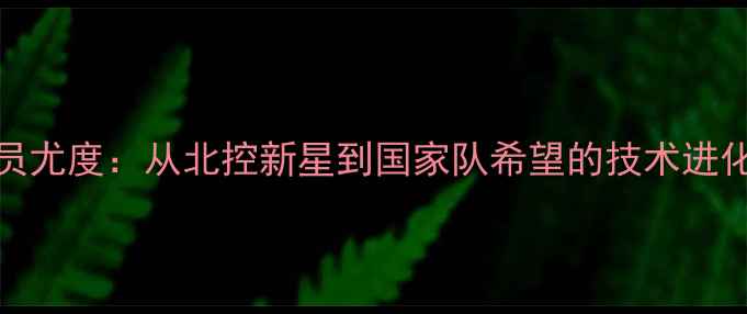 图片 CBA球员尤度：从北控新星到国家队希望的技术进化之路1