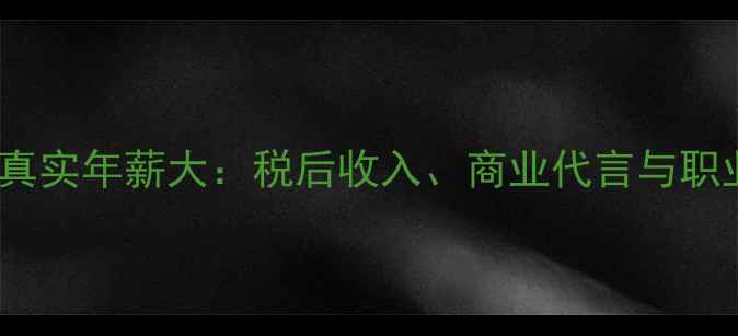 图片 CBA球员真实年薪大：税后收入、商业代言与职业发展全