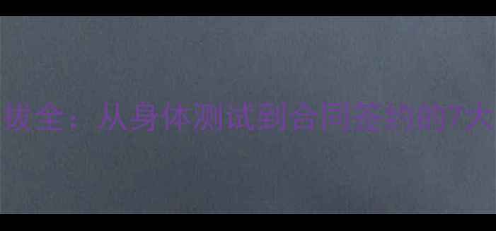 图片 CBA球员选拔全：从身体测试到合同签约的7大核心标准2