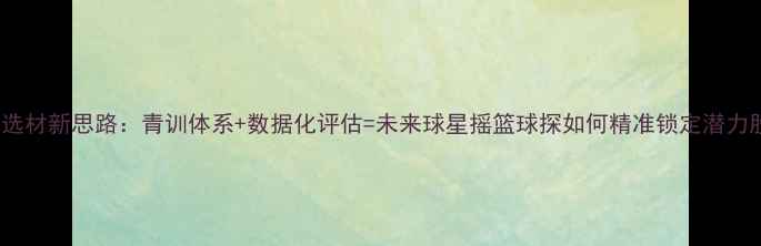 图片 CBA选材新思路：青训体系+数据化评估=未来球星摇篮球探如何精准锁定潜力股？