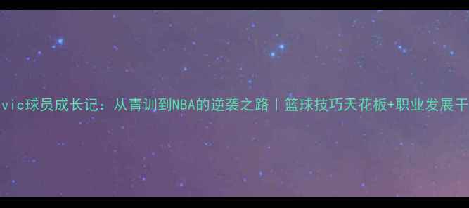 图片 Dordevic球员成长记：从青训到NBA的逆袭之路｜篮球技巧天花板+职业发展干货全1