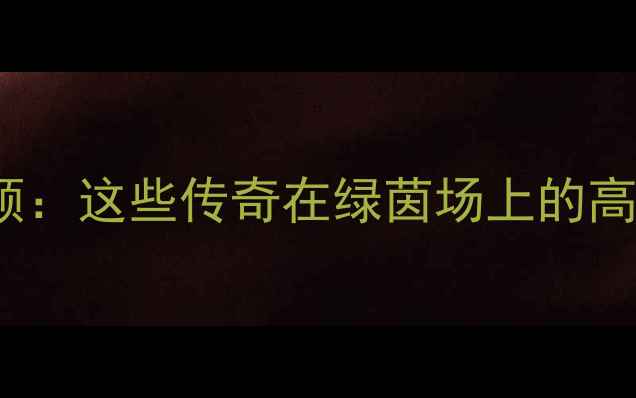 图片 FIFA14退役球星全回顾：这些传奇在绿茵场上的高光时刻你记得几个？2