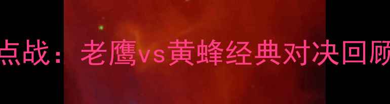 图片 NBA季后赛焦点战：老鹰vs黄蜂经典对决回顾与数据分析2