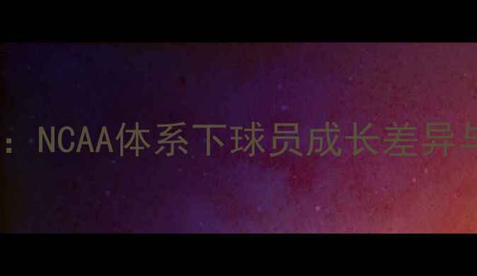 图片 NBA球员大学经历数据：NCAA体系下球员成长差异与职业发展关联性研究