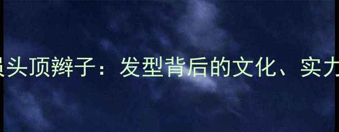 图片 NBA球员头顶辫子：发型背后的文化、实力与争议