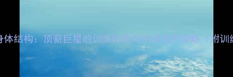 图片 NBA球员身体结构：顶薪巨星的训练体系与伤病预防策略（附训练计划）2