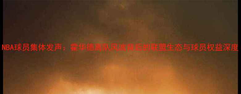 图片 NBA球员集体发声：霍华德离队风波背后的联盟生态与球员权益深度