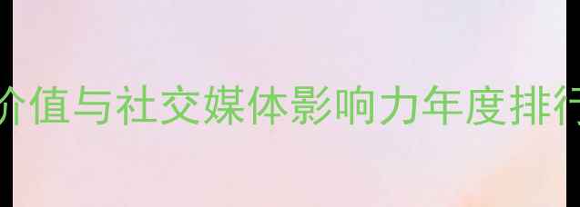 图片 NBA球星商业价值与社交媒体影响力年度排行榜（数据）1