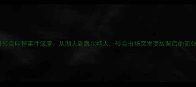 图片 NBA自由球员转会叫停事件深度：从湖人到凯尔特人，转会市场突发变故背后的商业与竞技博弈