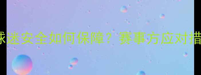 图片 NBA赛场冲突升级！球迷安全如何保障？赛事方应对措施全（附最新案例）