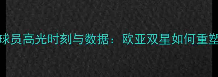 图片 NBA魔术土耳其球员高光时刻与数据：欧亚双星如何重塑国际篮球格局1