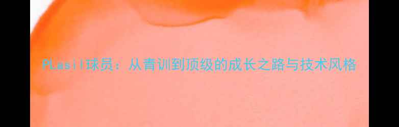 图片 PLasil球员：从青训到顶级的成长之路与技术风格