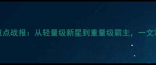 图片 UFC全年度赛事日历及重点战报：从轻量级新星到重量级霸主，一文掌握全球格斗顶级赛事1