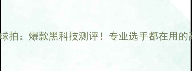 图片 US月系列羽毛球拍：爆款黑科技测评！专业选手都在用的高性价比装备1
