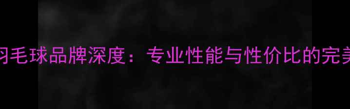 图片 eagle羽毛球品牌深度：专业性能与性价比的完美平衡1