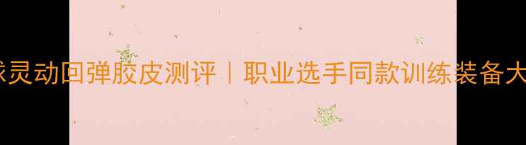 图片 ✨乒乓球灵动回弹胶皮测评｜职业选手同款训练装备大公开🔥1
