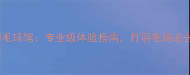 图片 ✨北京Sudima羽毛球馆：专业级体验指南，打羽毛球必去的宝藏场馆！2