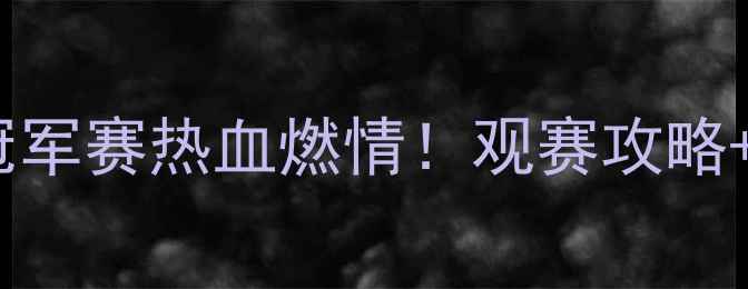 图片 ✨河北省散打冠军赛热血燃情！观赛攻略+选手故事全🔥1