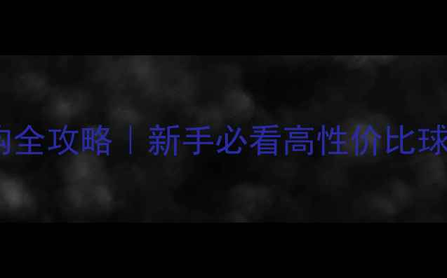 图片 ✨羽毛球拍选购全攻略｜新手必看高性价比球拍推荐清单🔥1