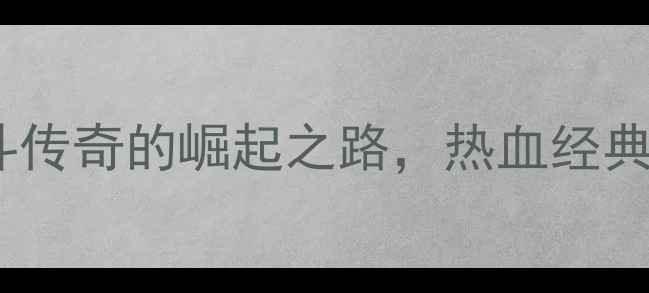 图片 一龙早期比赛：格斗传奇的崛起之路，热血经典赛事全回顾！🥊🔥1