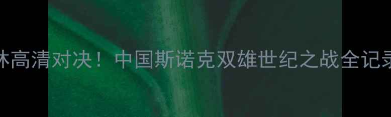 图片 丁俊晖VS马福林高清对决！中国斯诺克双雄世纪之战全记录+技术流拆解2