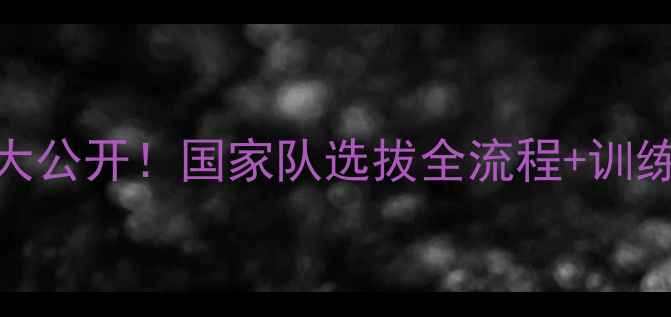 图片 上海乒乓球国手名单大公开！国家队选拔全流程+训练日常+未来赛事展望2