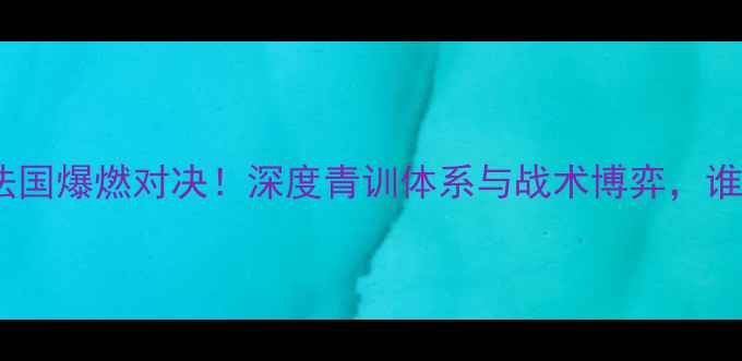 图片 世青赛越南vs法国爆燃对决！深度青训体系与战术博弈，谁将问鼎冠军？1