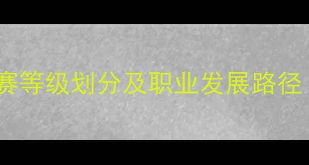 图片 中国乒乓球联赛等级划分及职业发展路径（最新规则）1
