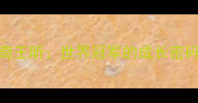 图片 中国乒乓球队传奇王昕：世界冠军的成长密码与技术革新之路