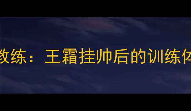 图片 中国羽毛球女队主教练：王霜挂帅后的训练体系与人才培养密码
