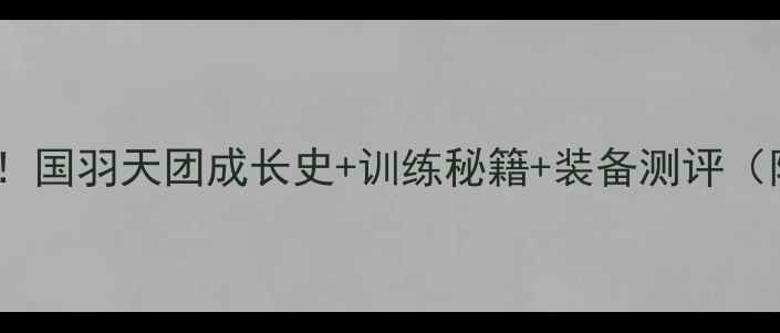 图片 中国羽毛球明星大！国羽天团成长史+训练秘籍+装备测评（附最新赛事预测）2