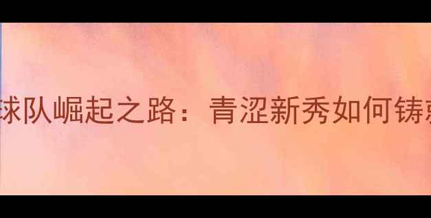 图片 中国青年乒乓球队崛起之路：青涩新秀如何铸就奥运辉煌？1