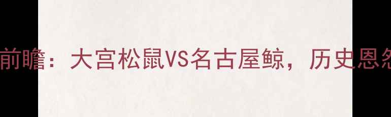 图片 中日棒球对抗赛前瞻：大宫松鼠VS名古屋鲸，历史恩怨与战术博弈全1