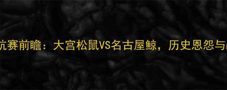 图片 中日棒球对抗赛前瞻：大宫松鼠VS名古屋鲸，历史恩怨与战术博弈全2