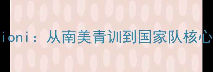图片 中超新宠Lucioni：从南美青训到国家队核心的成长之路2