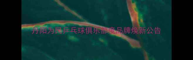 图片 丹阳为民乒乓球俱乐部度品牌焕新公告