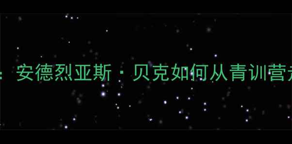 图片 丹麦羽坛新星崛起：安德烈亚斯·贝克如何从青训营走向世界冠军之路2