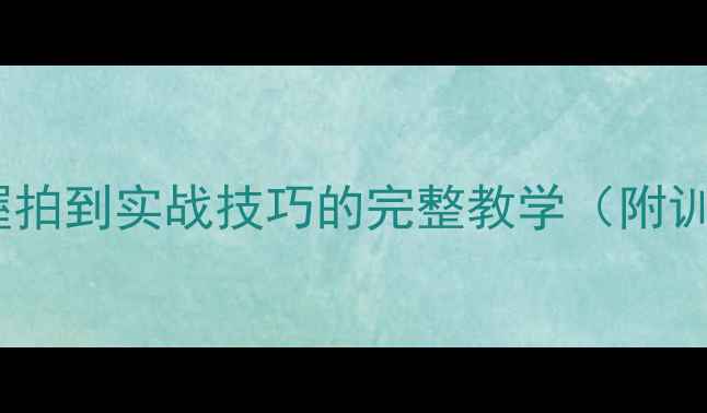图片 乒乓球入门指南：从握拍到实战技巧的完整教学（附训练计划与装备推荐）1