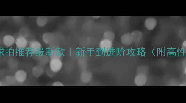 图片 乒乓球削球球拍推荐最新款｜新手到进阶攻略（附高性价比清单）1