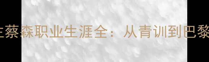图片 乒乓球大满贯得主蔡森职业生涯全：从青训到巴黎奥运的辉煌之路2