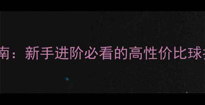 图片 乒乓球底板选购指南：新手进阶必看的高性价比球拍推荐与专业评测1