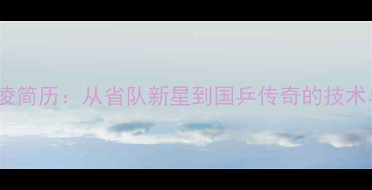 图片 乒乓球张凌简历：从省队新星到国乒传奇的技术与成就全1