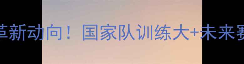 图片 乒乓球改革新动向！国家队训练大+未来赛事规划全