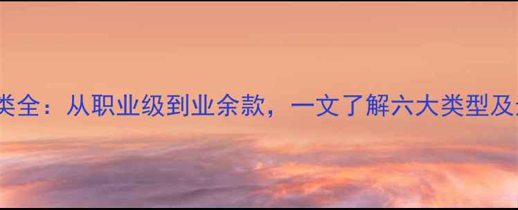 图片 乒乓球种类全：从职业级到业余款，一文了解六大类型及选购指南1
